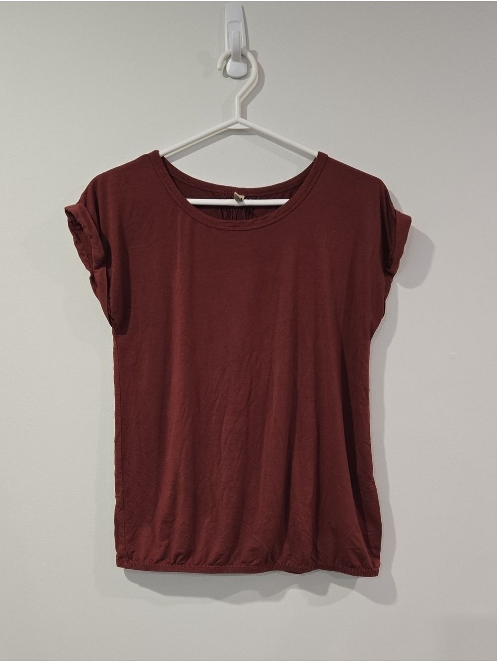 Soya Concept Rusty Brown Short Sleeve Casual Everyday Tee